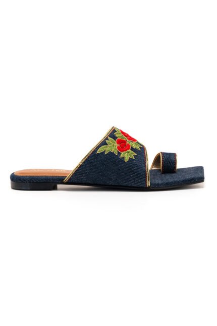 Guleena blue chapals