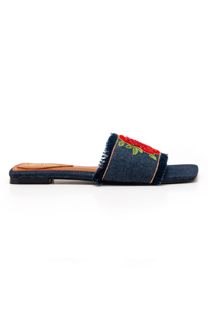 Guljan blue slippers