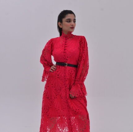 Niazmeena Red Dress