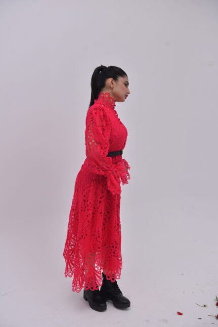 Niazmeena Red Dress