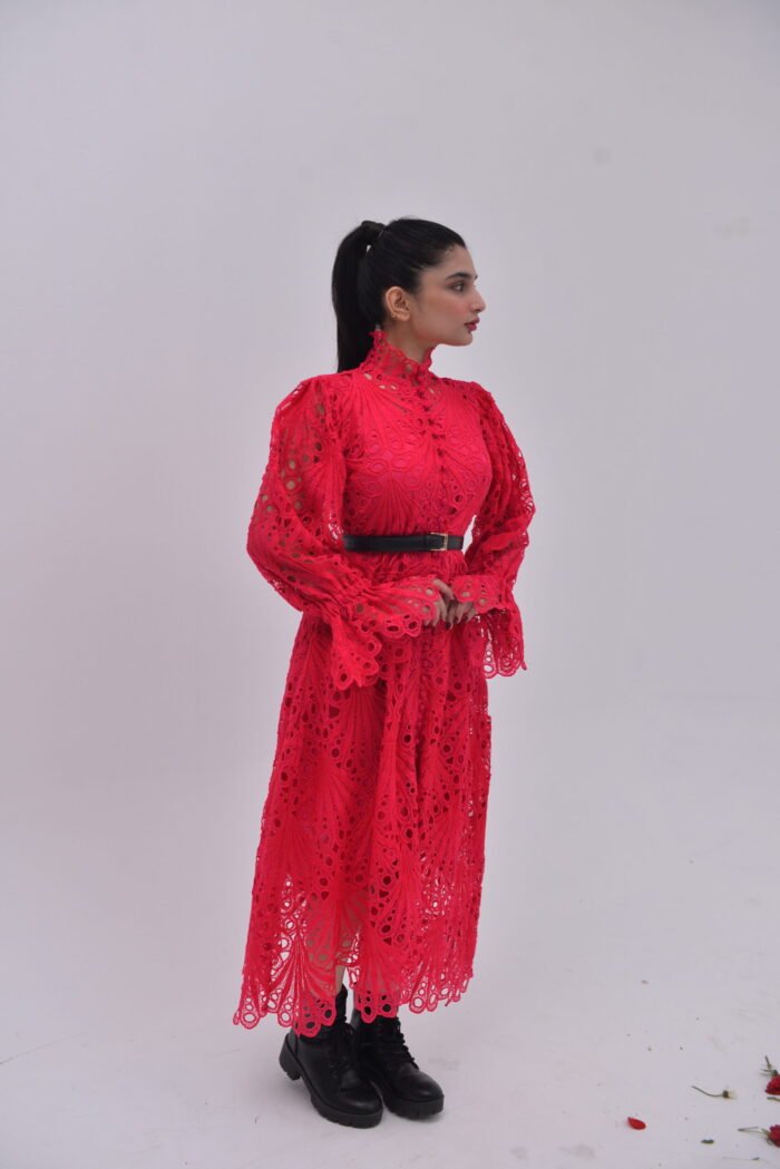 Niazmeena Red Dress
