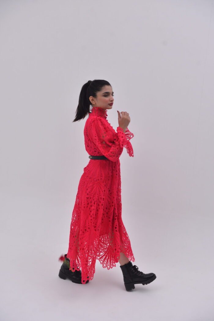 Niazmeena Red Dress