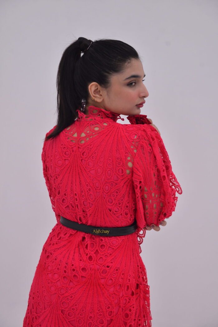 Niazmeena Red Dress