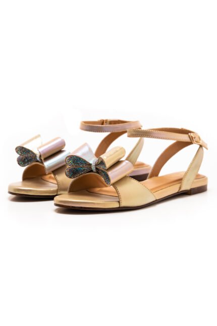 Iridessa golden sandals