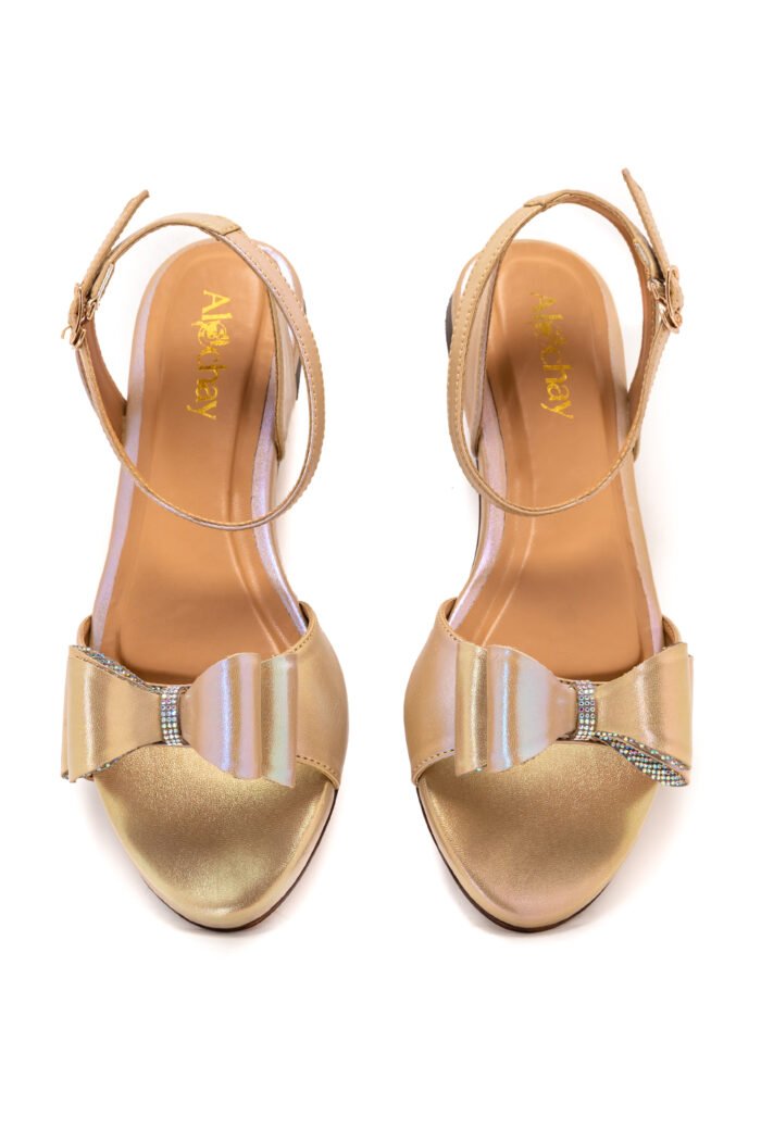 Iridessa golden sandals