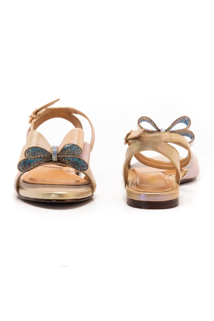 Iridessa golden sandals