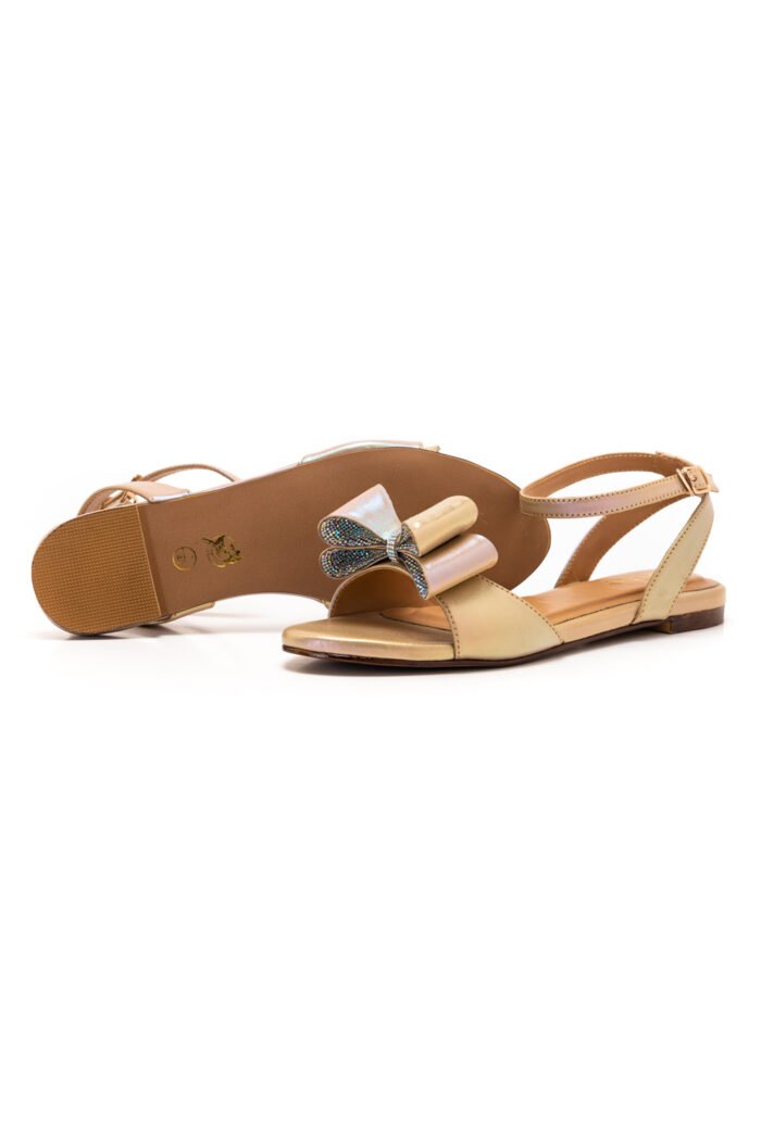 Iridessa golden sandals