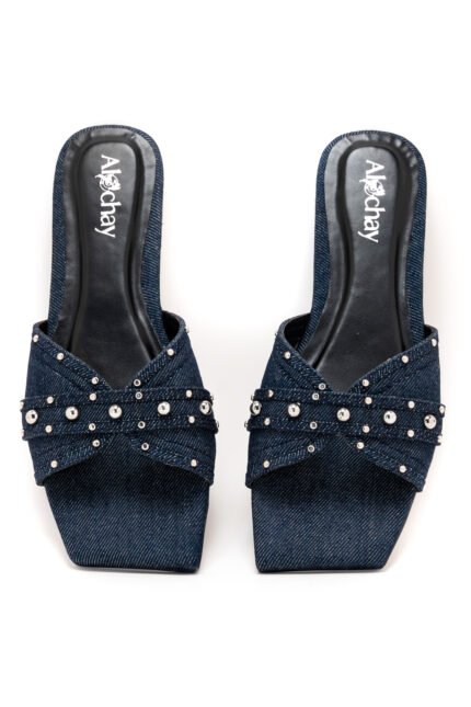 Denim Due blue slippers