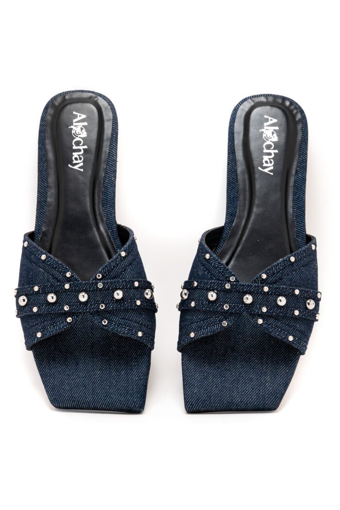Denim Due blue slippers