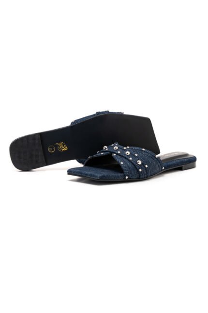 Denim Due blue slippers