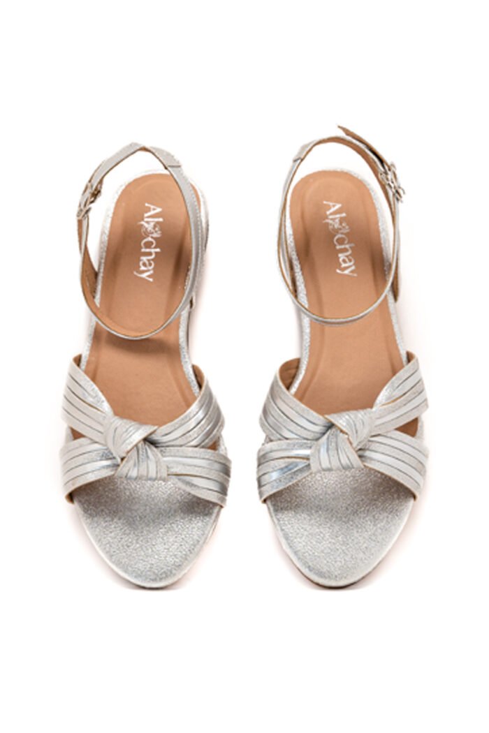 Naghma silver sandals