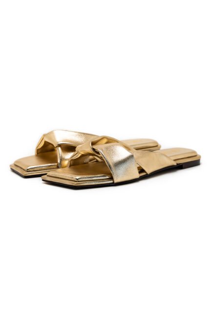 Sissy golden slippers