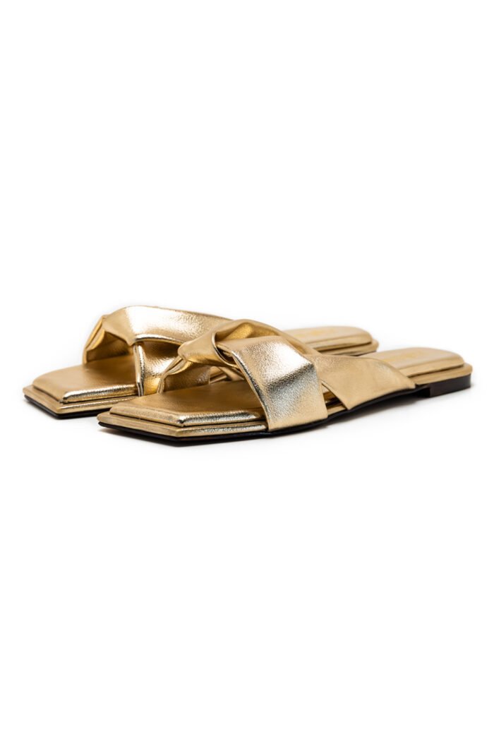 Sissy golden slippers