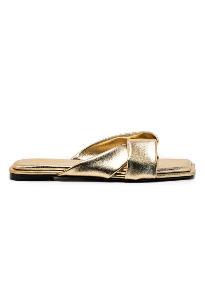 Sissy golden slippers