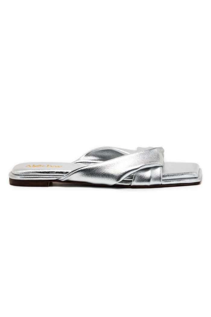 Sissy silver slippers