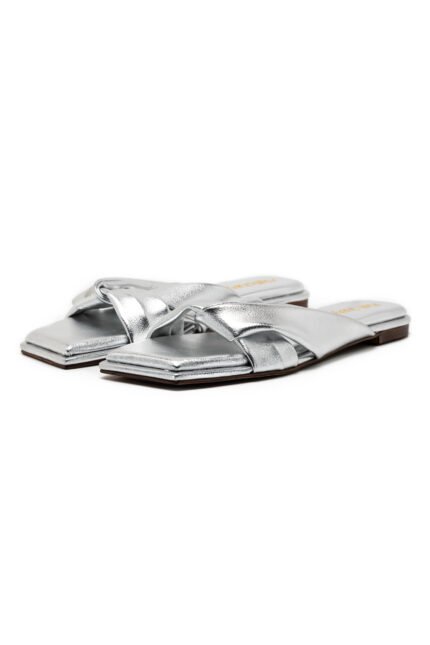 Sissy silver slippers