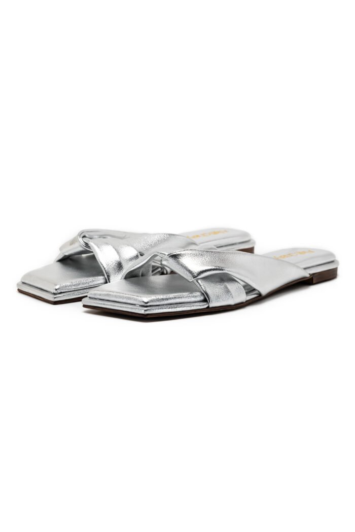 Sissy silver slippers