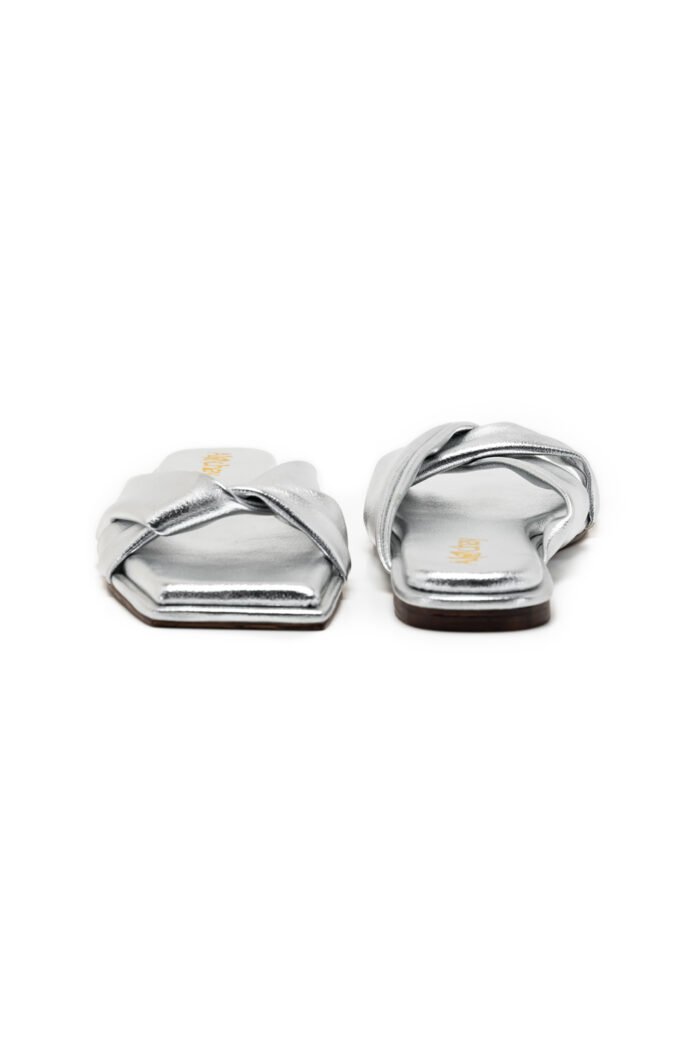 Sissy silver slippers