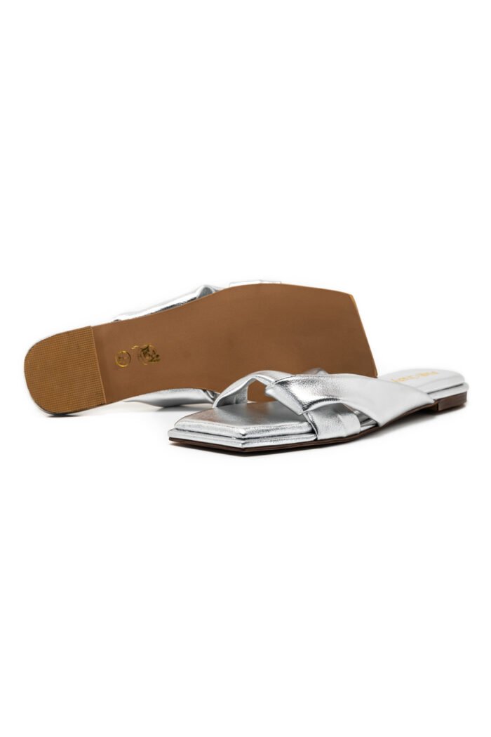 Sissy silver slippers