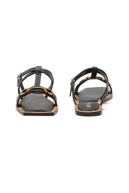 zara black slipper