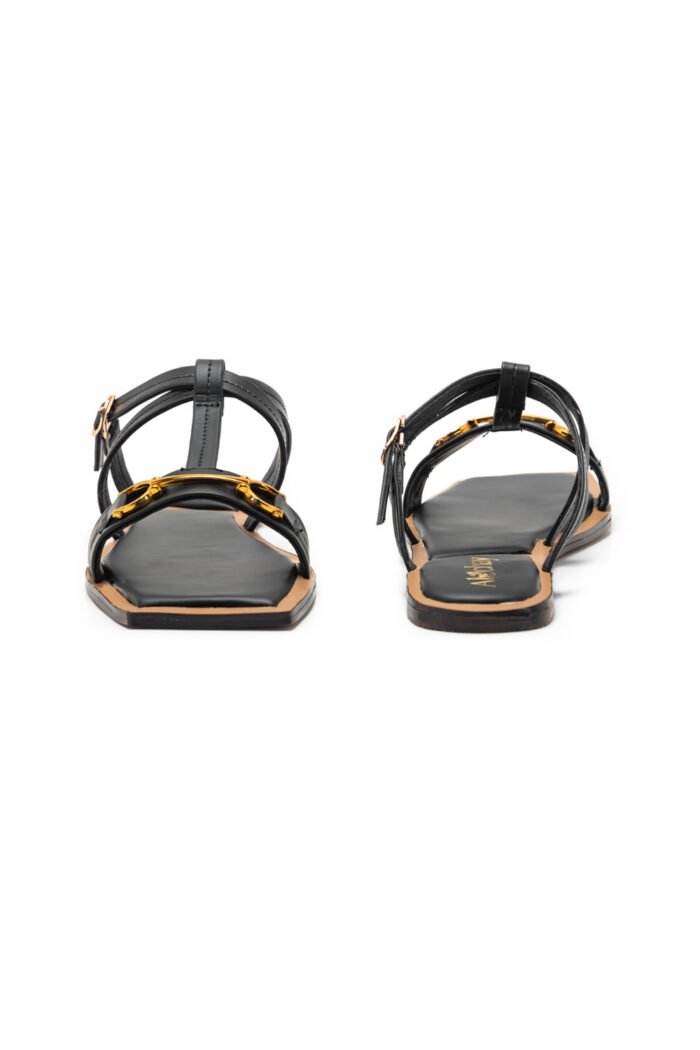 zara black slipper