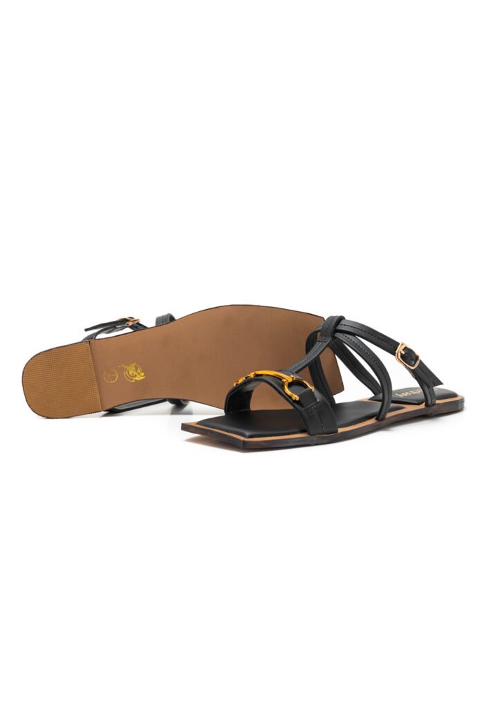 zara black slipper