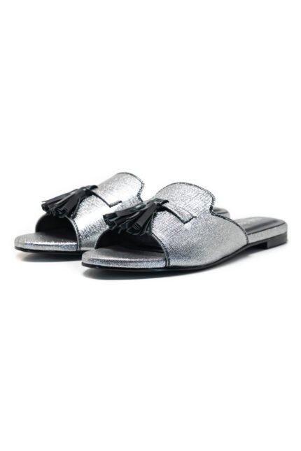 Moonlight black slippers