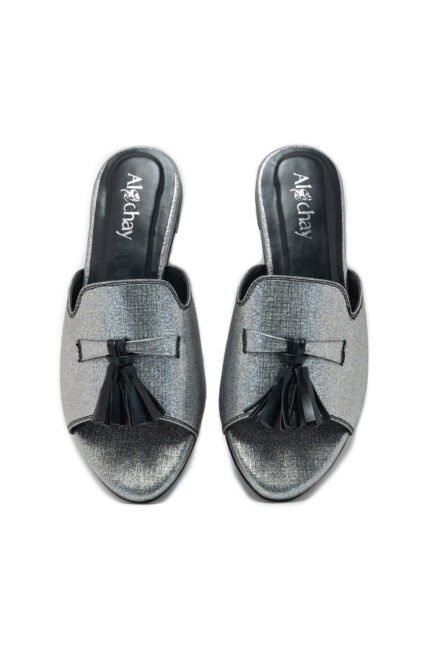 Moonlight black slippers