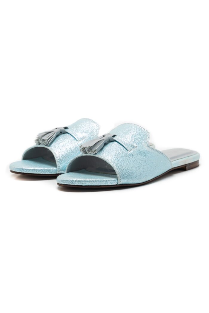 Moonlight sky blue slippers