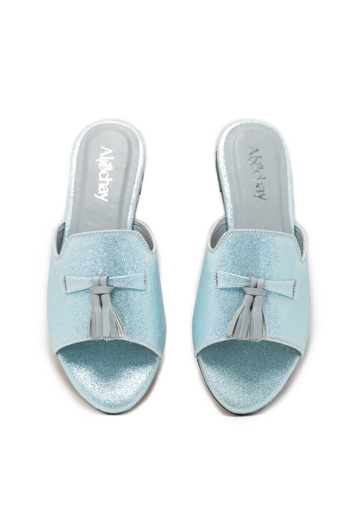 Moonlight sky blue slippers