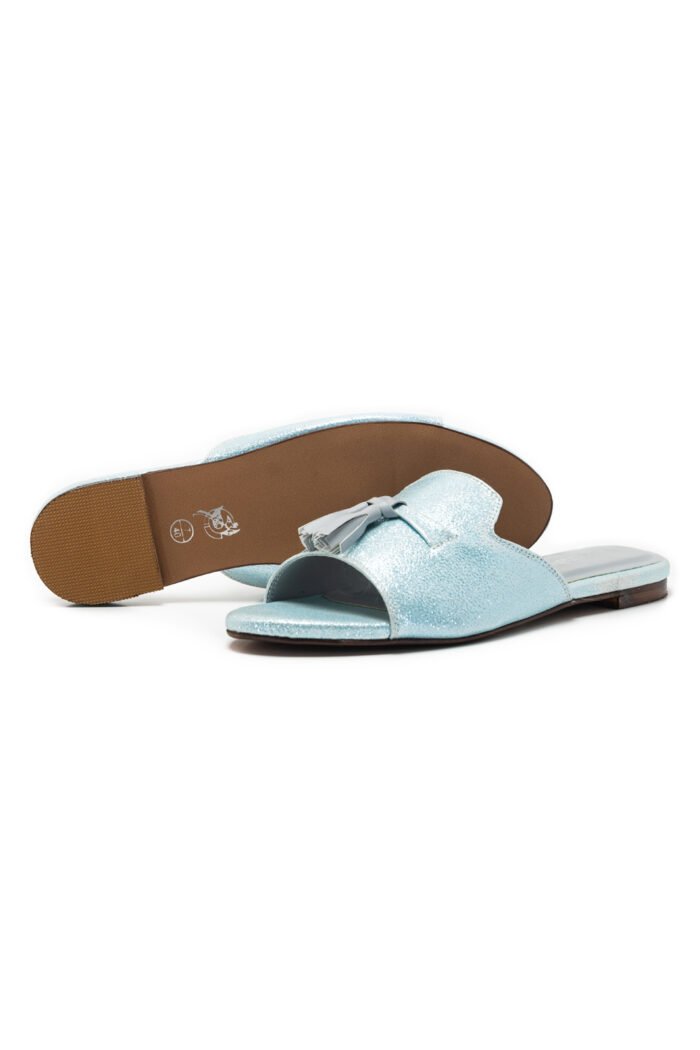 Moonlight sky blue slippers