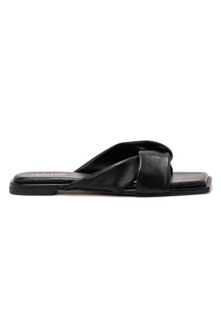 sissy black slippers