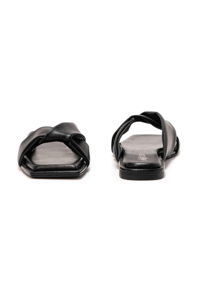 sissy black slippers
