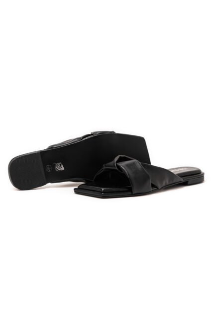 sissy black slippers