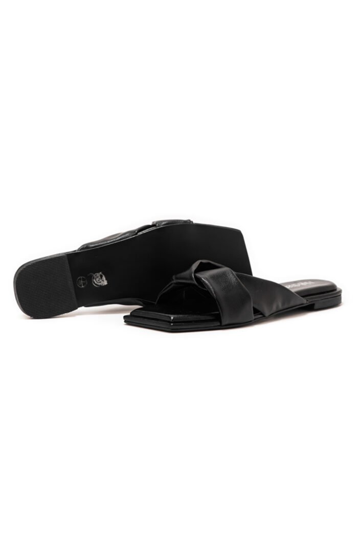 sissy black slippers