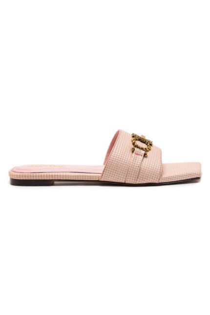 Crimson Glow pink slippers