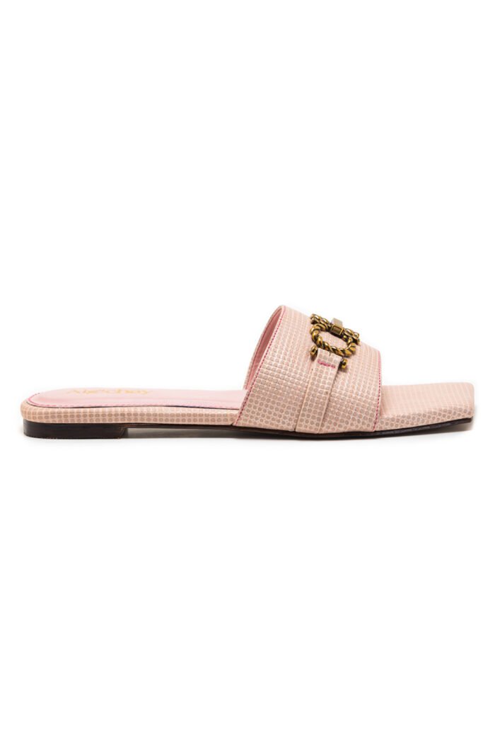 Crimson Glow pink slippers
