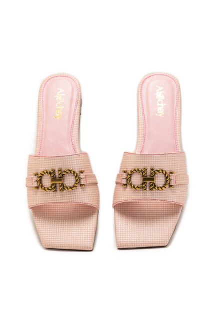 Crimson Glow pink slippers