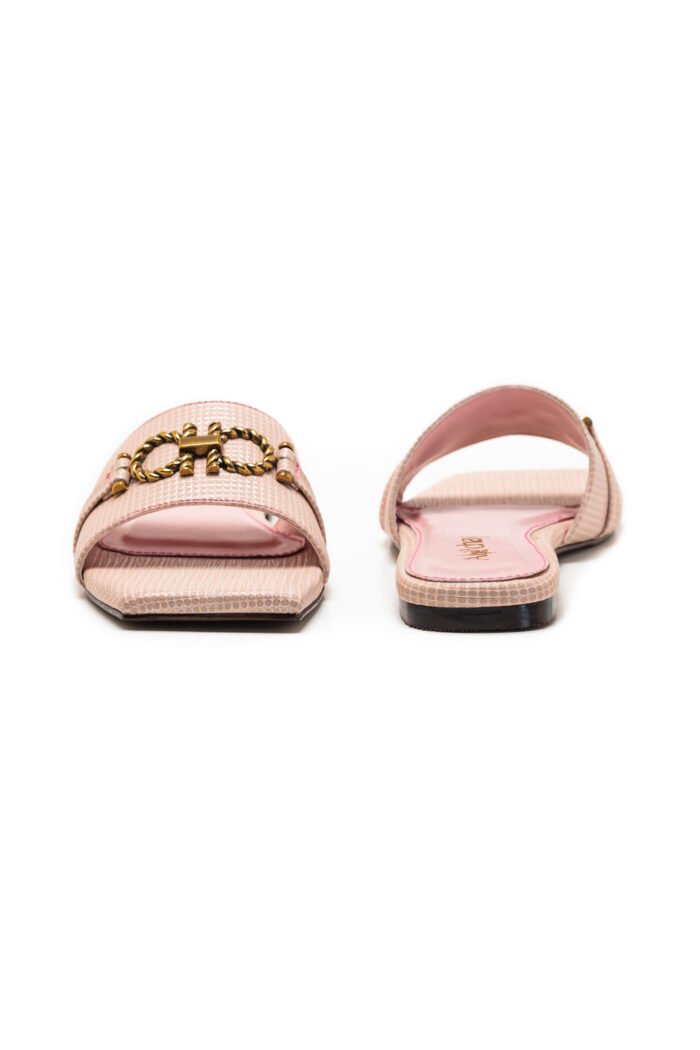 Crimson Glow pink slippers