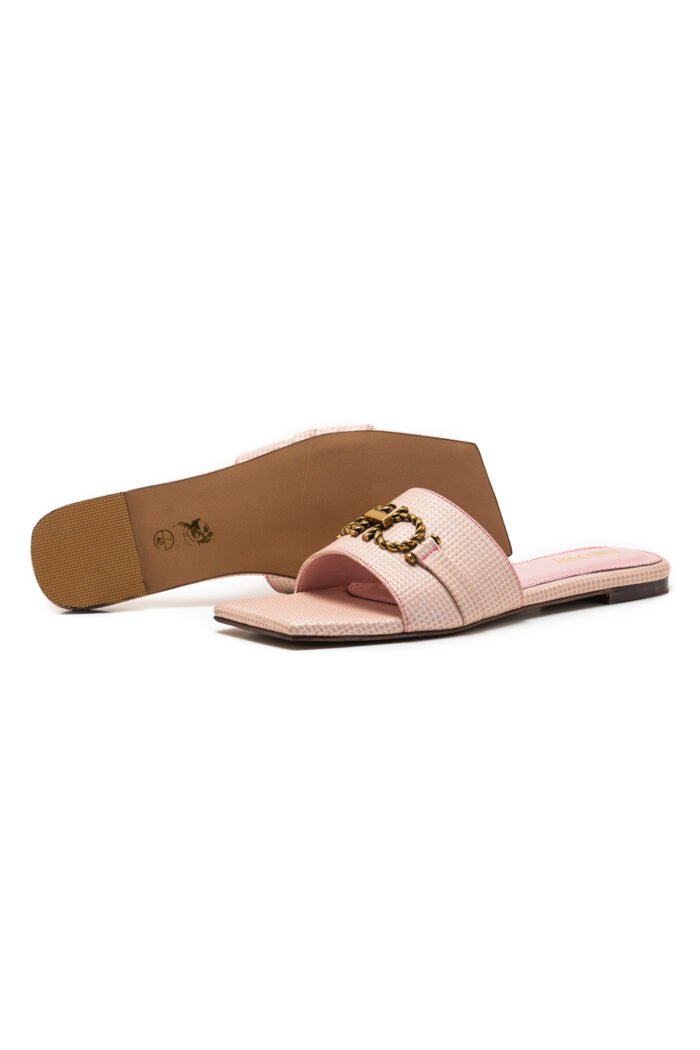 Crimson Glow pink slippers